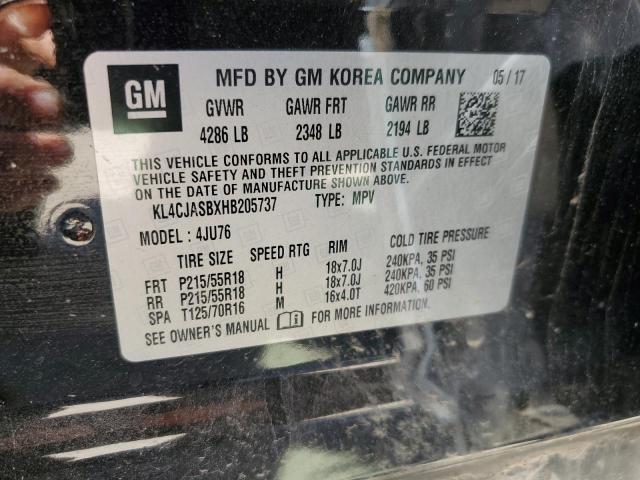 2017 BUICK ENCORE PRE - KL4CJASBXHB205737