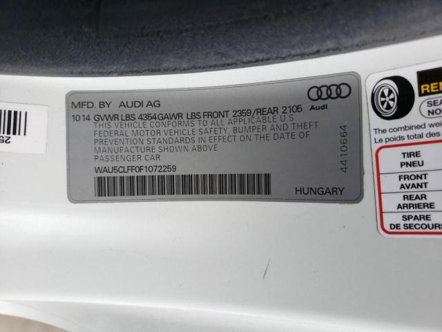 2015 AUDI A3 WAU5CLFF0F1072259