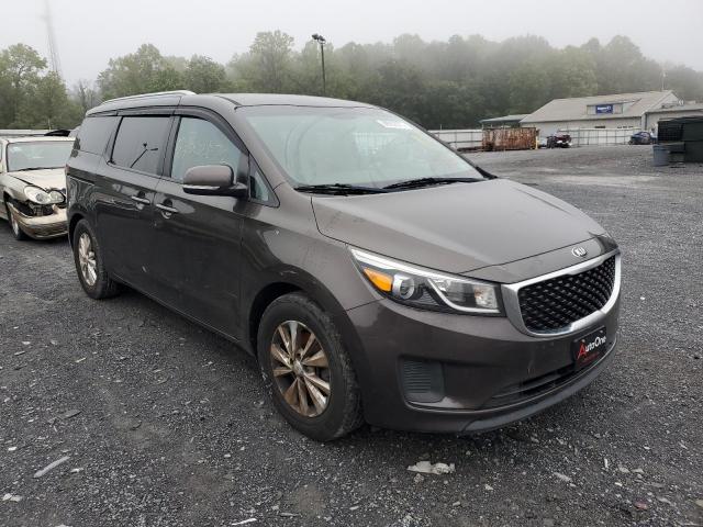 Salvage cars for sale from Copart York Haven, PA: 2016 KIA Sedona LX