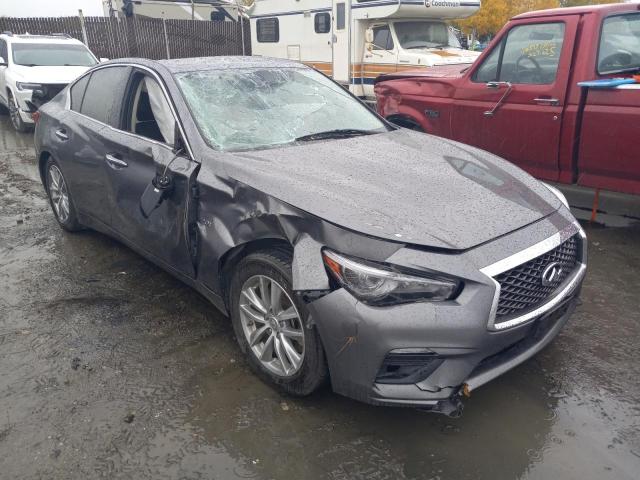 Salvage cars for sale from Copart Anchorage, AK: 2018 Infiniti Q50