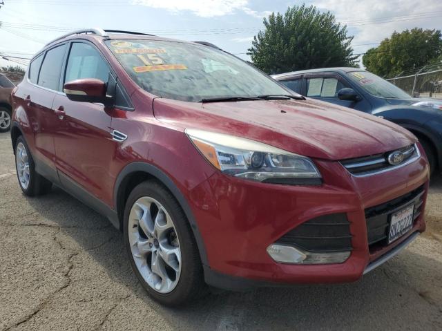 Salvage cars for sale from Copart Bakersfield, CA: 2015 Ford Escape Titanium
