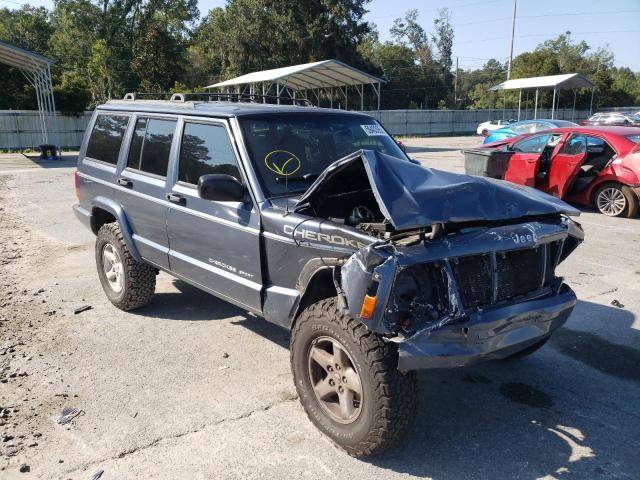 Salvage cars for sale from Copart Savannah, GA: 2001 Jeep Cherokee S