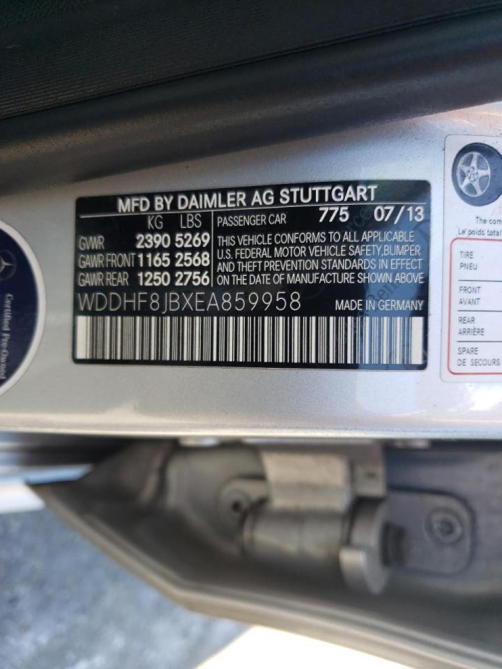 WDDHF8JBXEA859958 2014 Mercedes-Benz E 350 4Matic