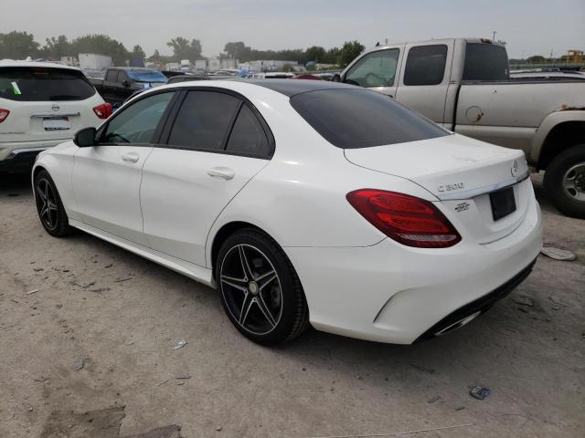 VIN: 55SWF4KB0HU207109 Auction: COPART Lot: 59417642 Location: KS - KANSAS CITY 55SWF4KB0HU207109 MERCEDES-BENZ C-CLASS 2017 WHITE Photo 3