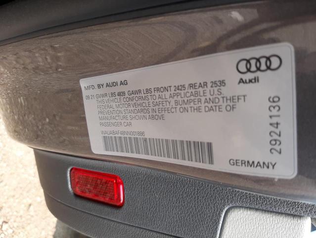 WAUABAF48NN001886 Audi A4 PREMIUM 10