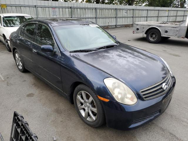 Salvage cars for sale from Copart Arlington, WA: 2006 Infiniti G35