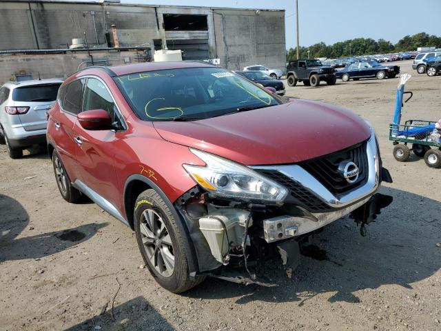Salvage cars for sale from Copart Fredericksburg, VA: 2017 Nissan Murano S