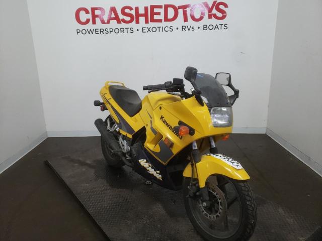 Salvage Motorcycles for sale at auction: 2002 Kawasaki EX250 F