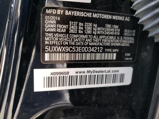 5UXWX9C53E0D34212 BMW X3 Xdrive28i