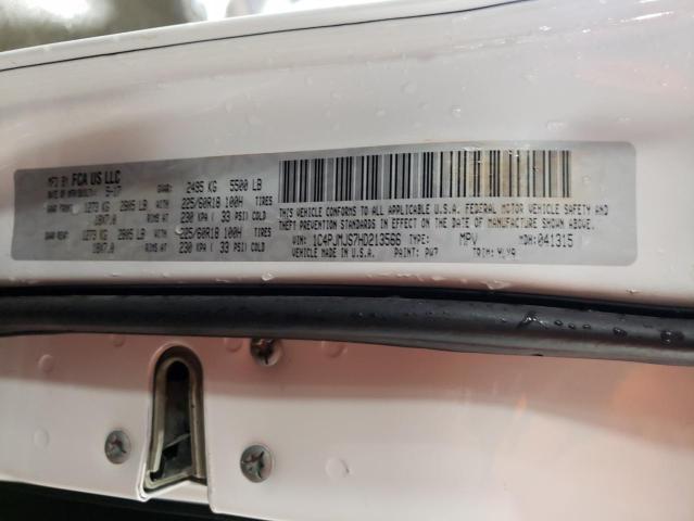 2017 JEEP CHEROKEE O 1C4PJMJS7HD213566
