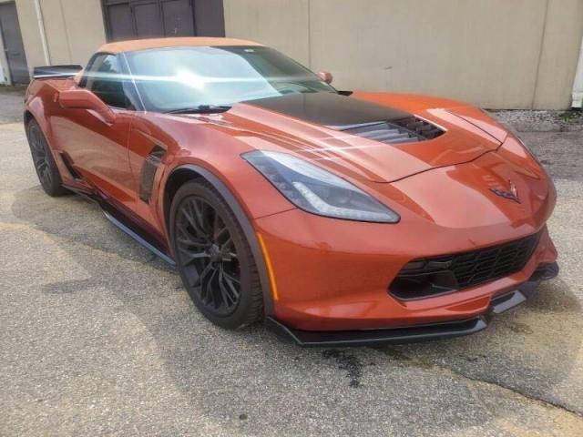 Salvage cars for sale at Candia, NH auction: 2016 Chevrolet Corvette Z