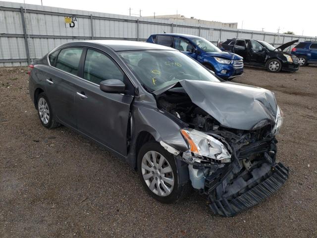 Salvage cars for sale from Copart Mercedes, TX: 2015 Nissan Sentra S