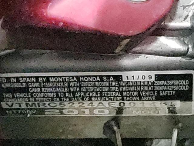 2010 HONDA NT700 V VTMRC5224AE001465