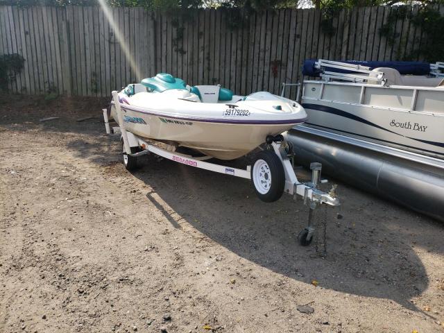 Salvage boats for sale at Ham Lake, MN auction: 1996 Bombardier Challenger