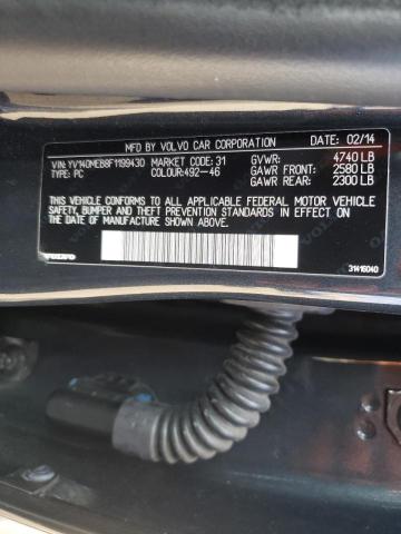 2015 VOLVO V60 PREMIE YV140MEB8F1199430