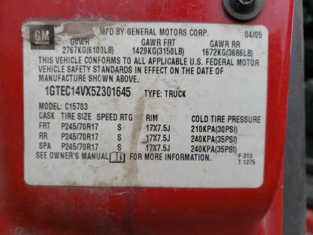 1GTEC14VX5Z301645 GMC New Sierra C1500