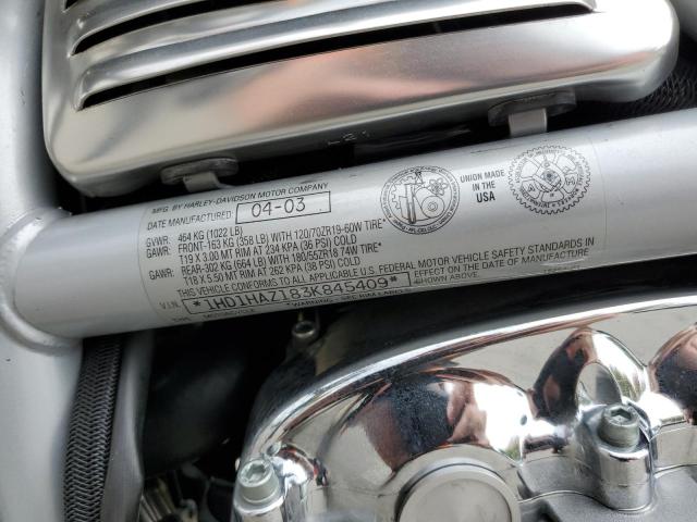 2003 HARLEY-DAVIDSON VRSCA 1HD1HAZ183K845409