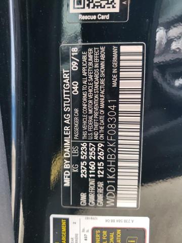 2019 MERCEDES-BENZ E 450 WDD1K6HB2KF083041