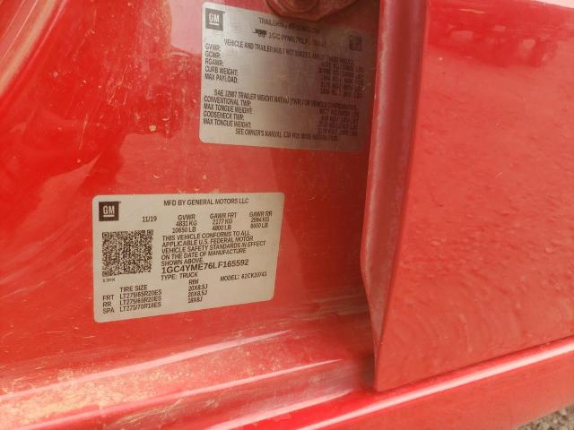 2020 CHEVROLET 2500 1GC4YME76LF165592