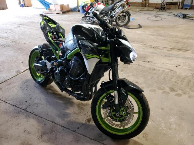 Salvage cars for sale from Copart Columbia Station, OH: 2021 Kawasaki ZR900 F