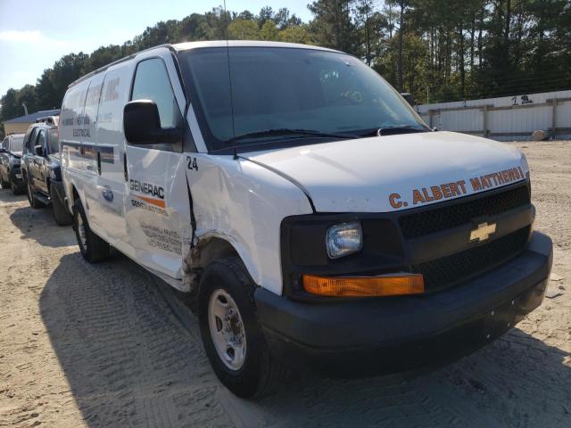 Salvage cars for sale from Copart Seaford, DE: 2016 Chevrolet Express G2