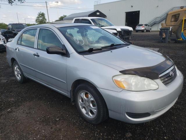 Salvage cars for sale from Copart Montreal Est, QC: 2006 Toyota Corolla CE