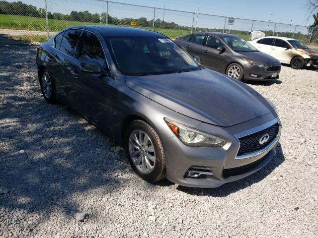 Salvage cars for sale from Copart Cicero, IN: 2015 Infiniti Q50 Base