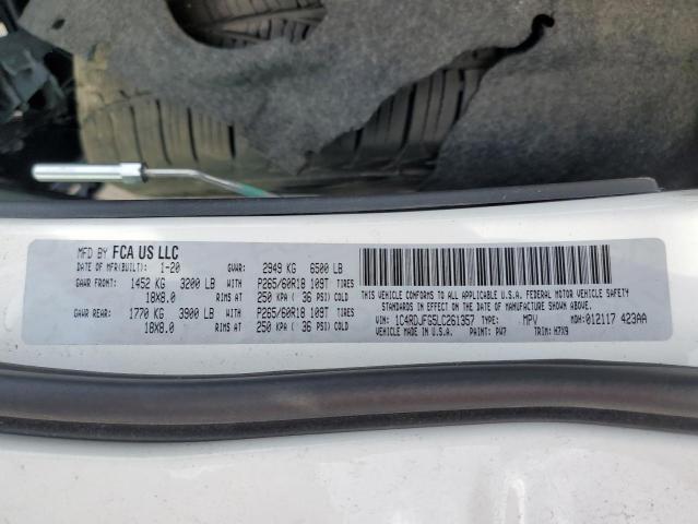 2020 DODGE DURANGO SS 1C4RDJFG5LC261357