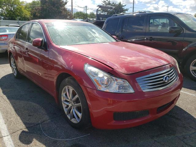 Salvage cars for sale from Copart Moraine, OH: 2008 Infiniti G35