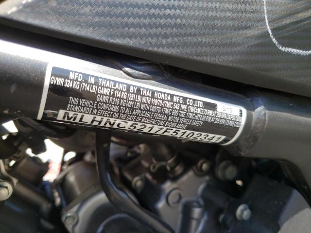 2015 HONDA CB300 F MLHNC5217F5102341