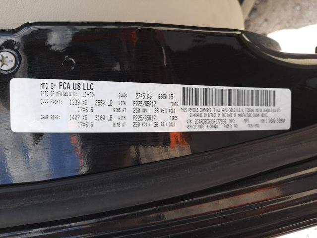 2C4RDGCG3GR177896 Dodge Grand Caravan Sxt