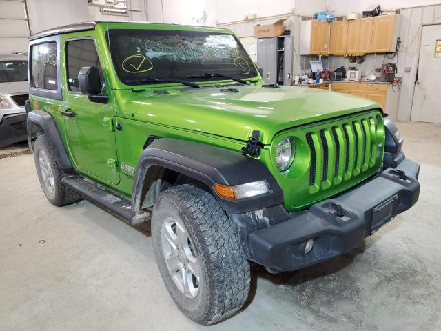 Salvage cars for sale from Copart Columbia, MO: 2018 Jeep Wrangler S