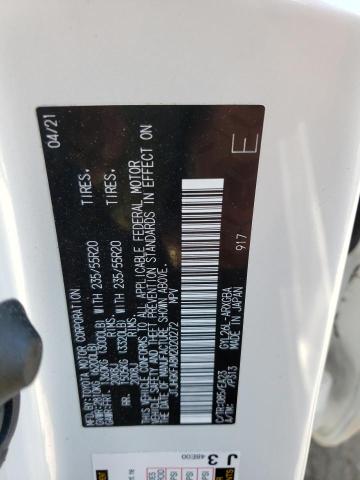 2021 LEXUS RX 450H L JTJHGKFA8M2020272