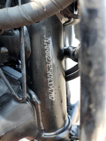 2019 YAMAHA MT07 JYARM27E5KA004787