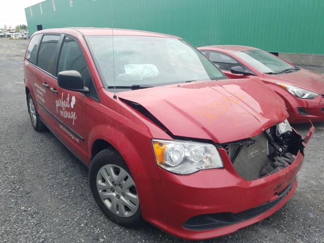 Salvage cars for sale from Copart Montreal Est, QC: 2015 Dodge Grand Caravan