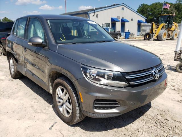Salvage cars for sale from Copart Midway, FL: 2014 Volkswagen Tiguan S