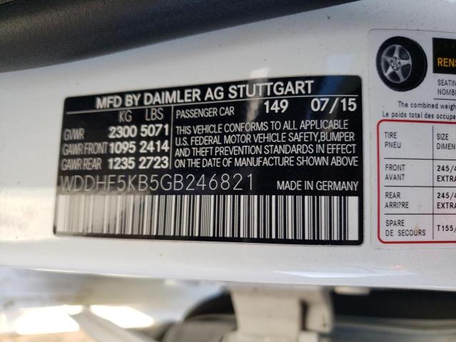 2016 MERCEDES-BENZ E350 WDDHF5KB5GB246821