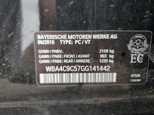 2016 BMW 428 XI GRA - WBA4C9C57GG141442