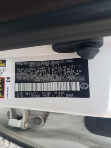 2020 LEXUS ES 350 ULT 58AFZ1B12LU058575
