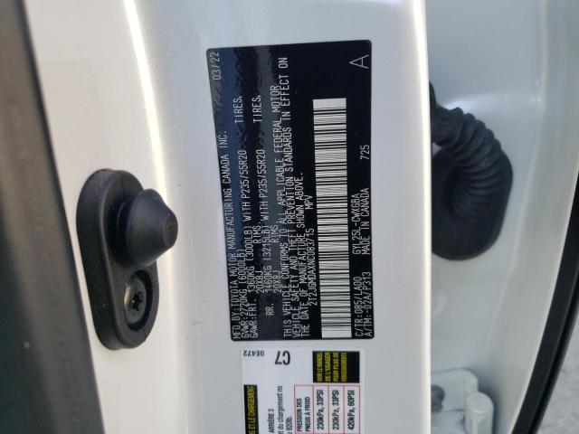 2022 LEXUS RX 450H 2T2JGMDAXNC083715