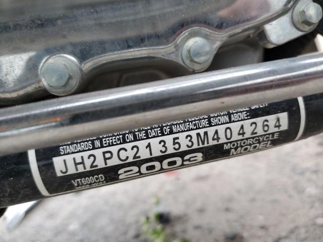 2003 HONDA SHADOW JH2PC21353M404264