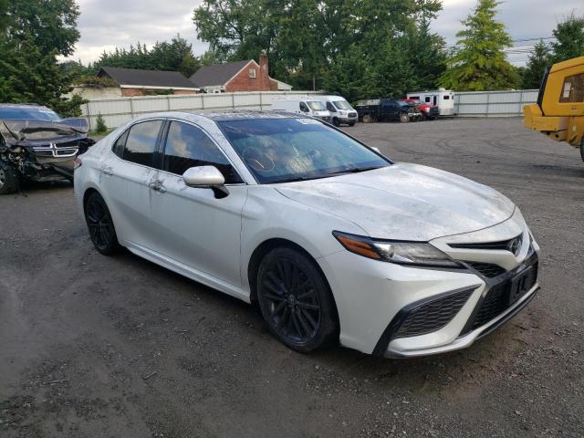Salvage cars for sale from Copart Finksburg, MD: 2021 Toyota Camry XSE