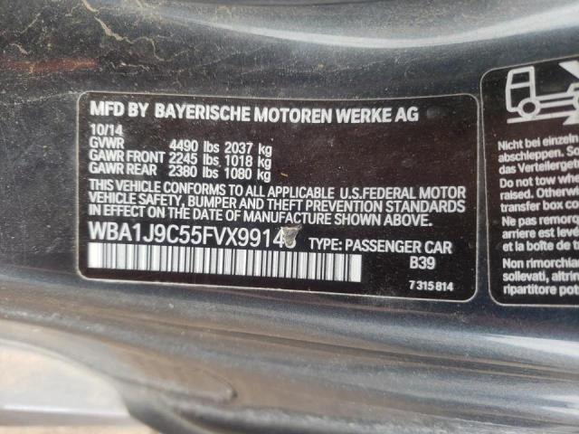2015 BMW M235XI WBA1J9C55FVX99148