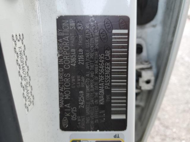 2015 KIA OPTIMA LX - KNAGM4A76F5646495