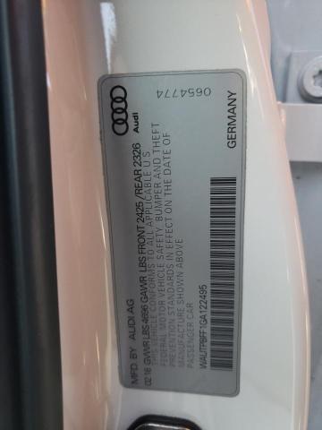 2016 AUDI A3 E-TRON WAUTPBFF1GA122495