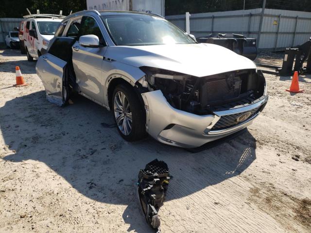 Salvage cars for sale from Copart Midway, FL: 2020 Infiniti QX50 Pure