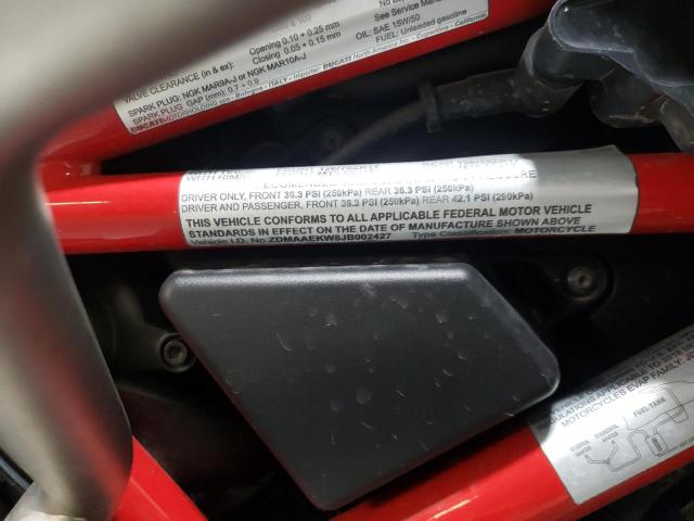 2018 DUCATI MULTISTRAD ZDMAAEKW8JB002427
