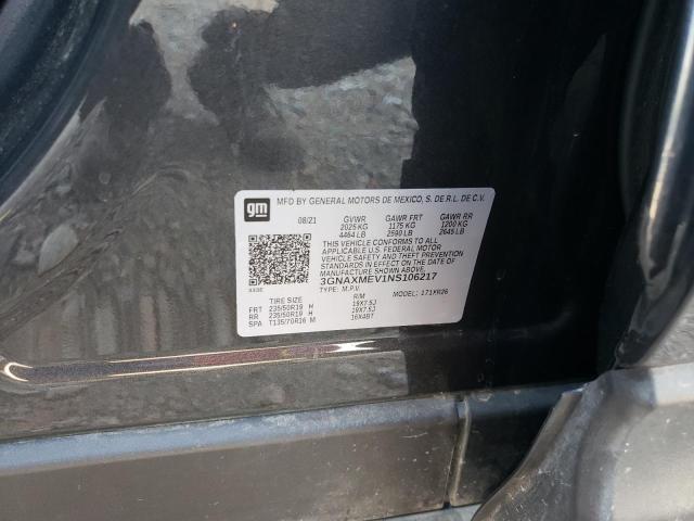 2022 CHEVROLET EQUINOX RS 3GNAXMEV1NS106217
