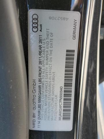 2015 AUDI RS7 WUAW2AFC7FN900940
