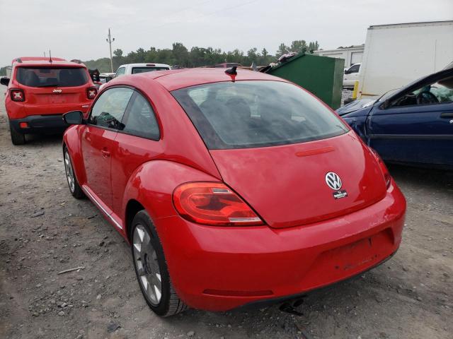 Hatchbacks VOLKSWAGEN BEETLE 2012 Czerwony